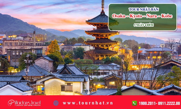 Tour Nhật Bản Osaka – Kyoto – Nara – Kobe 5N4Đ 