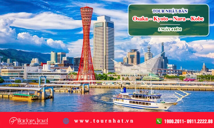 Tour Nhật Bản Osaka – Kyoto – Nara – Kobe 5N4Đ 