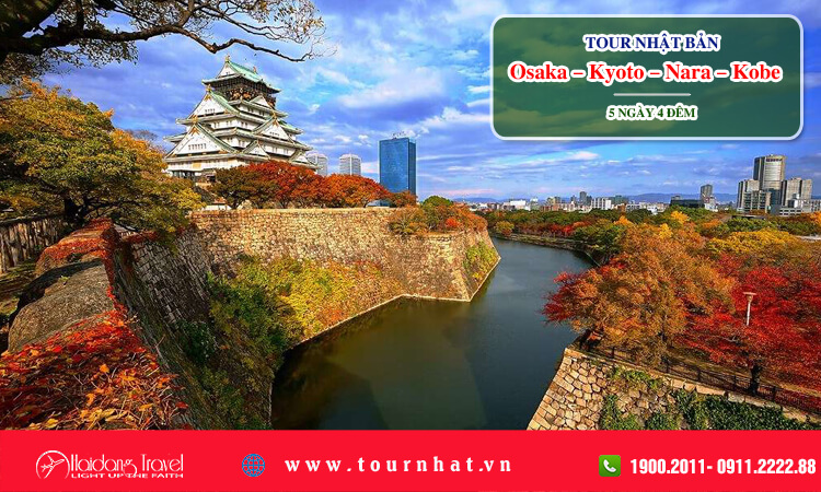 Tour Nhật Bản Osaka – Kyoto – Nara – Kobe 5N4Đ 