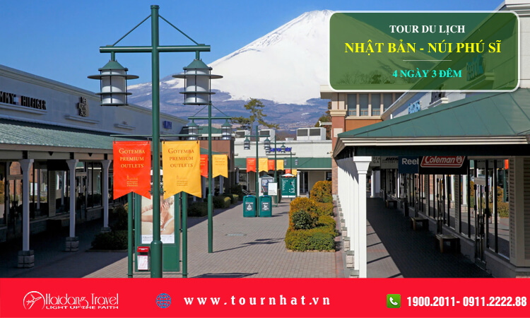 Tour Nhật Bản - Núi Phú Sĩ 4 ngày 3 đêm 