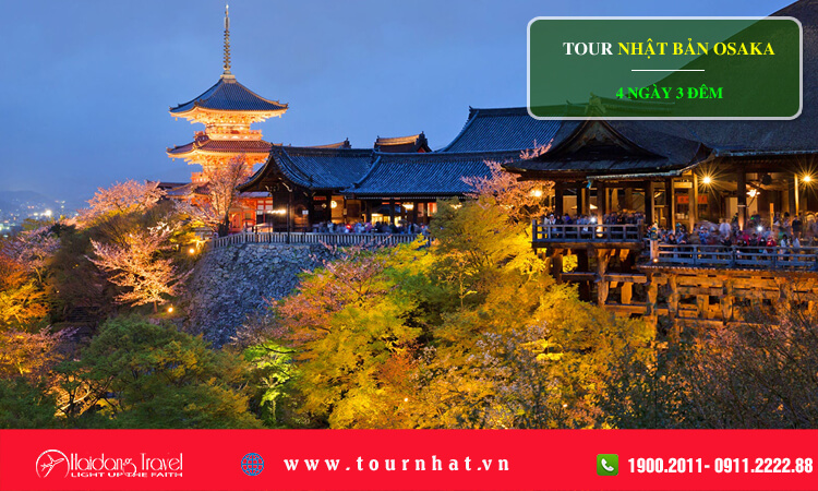 Tour Nhật Bản Osaka 4 ngày 3 đêm 