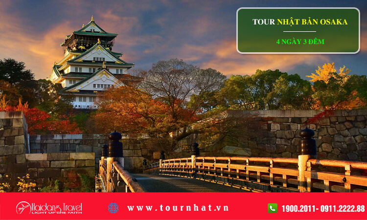 Tour Nhật Bản Osaka 4 ngày 3 đêm 