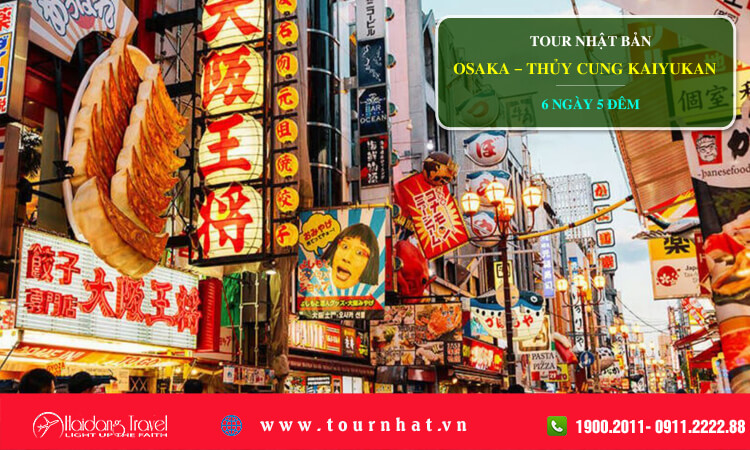 Tour Nhật Bản Osaka - Thủy Cung Kaiyukan 6 ngày 5 đêm