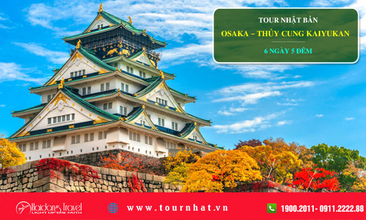 Tour Nhật Bản Osaka - Thủy Cung Kaiyukan 6 ngày 5 đêm